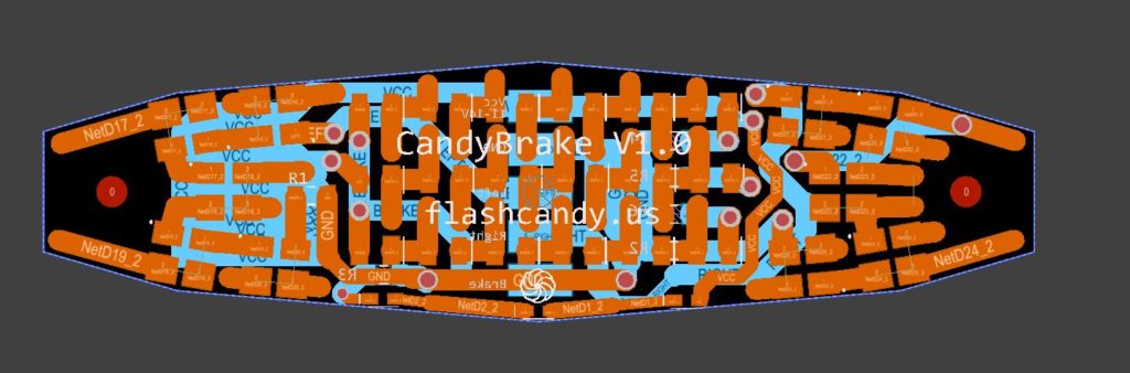 pcb layout - designed in circuitmaker 