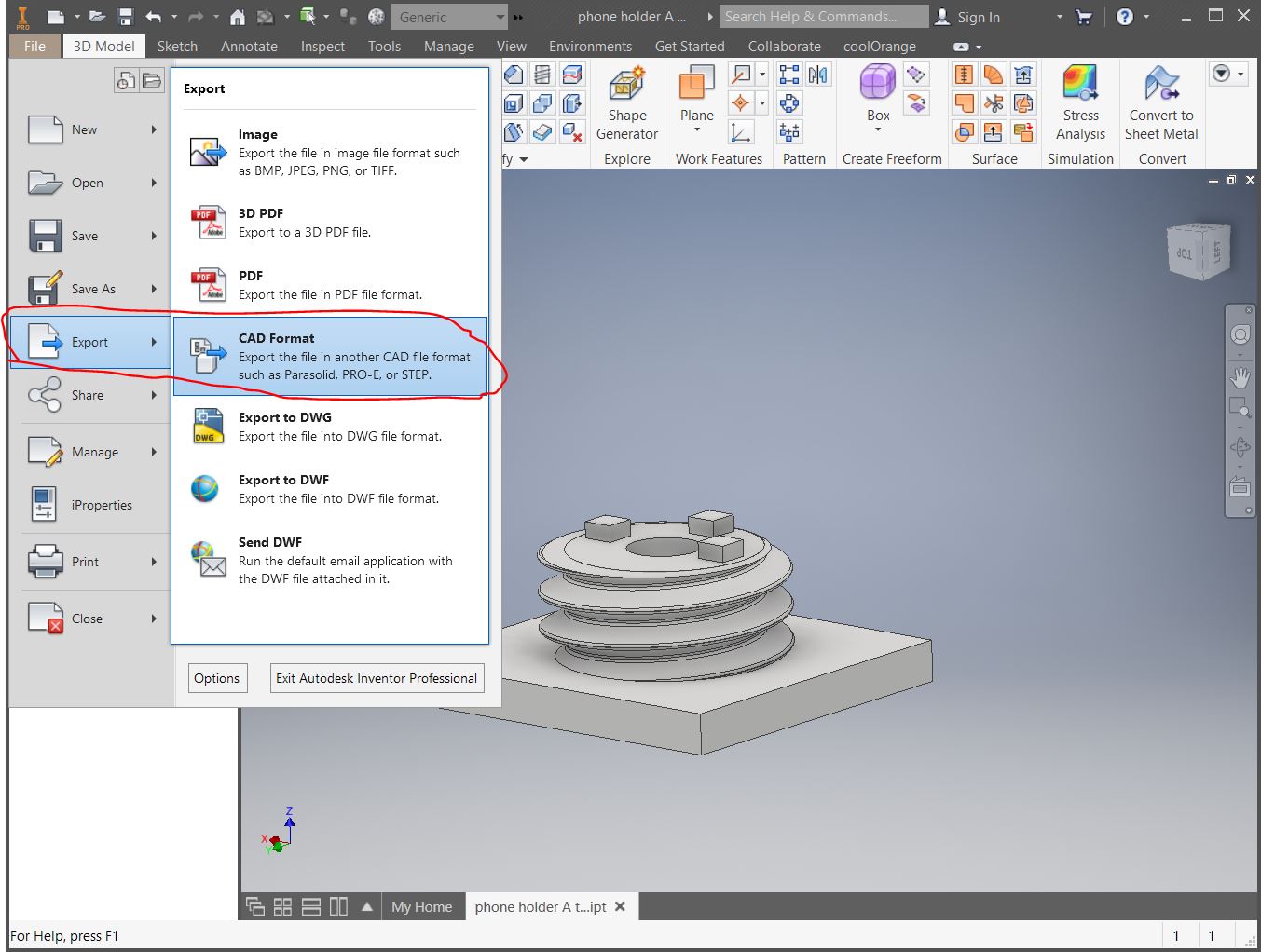 How Export STL File from Inventor to Cura for 3D Printing – PCB