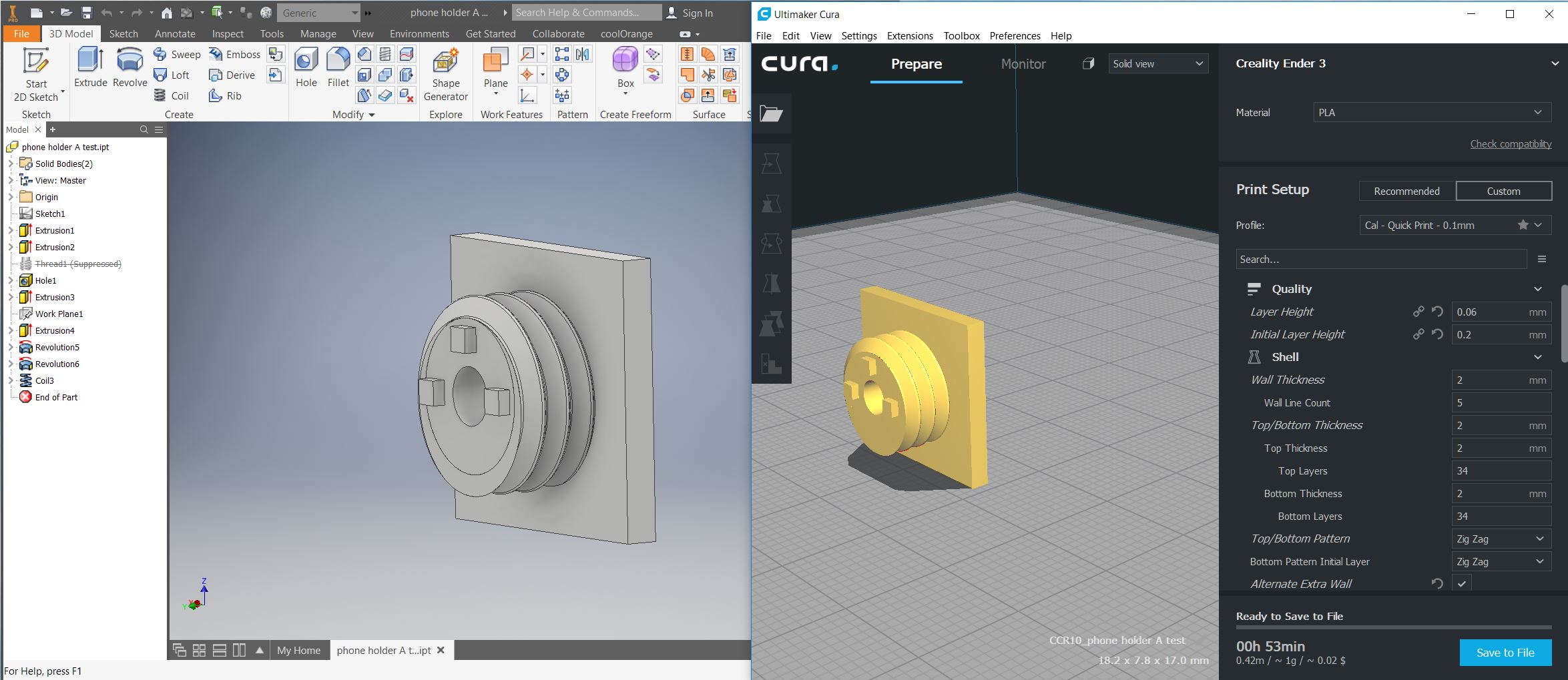 inventor cura rotate axis 03