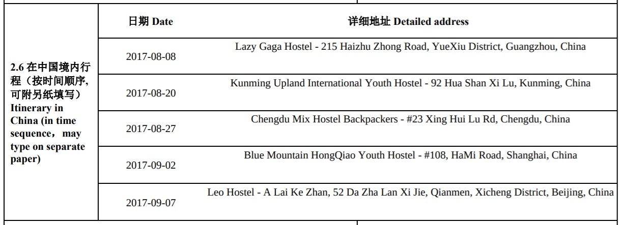 chinese visa 2