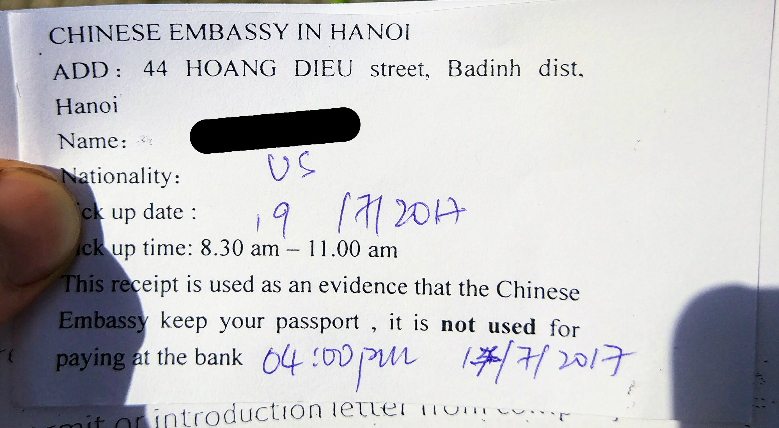 chinese visa 3