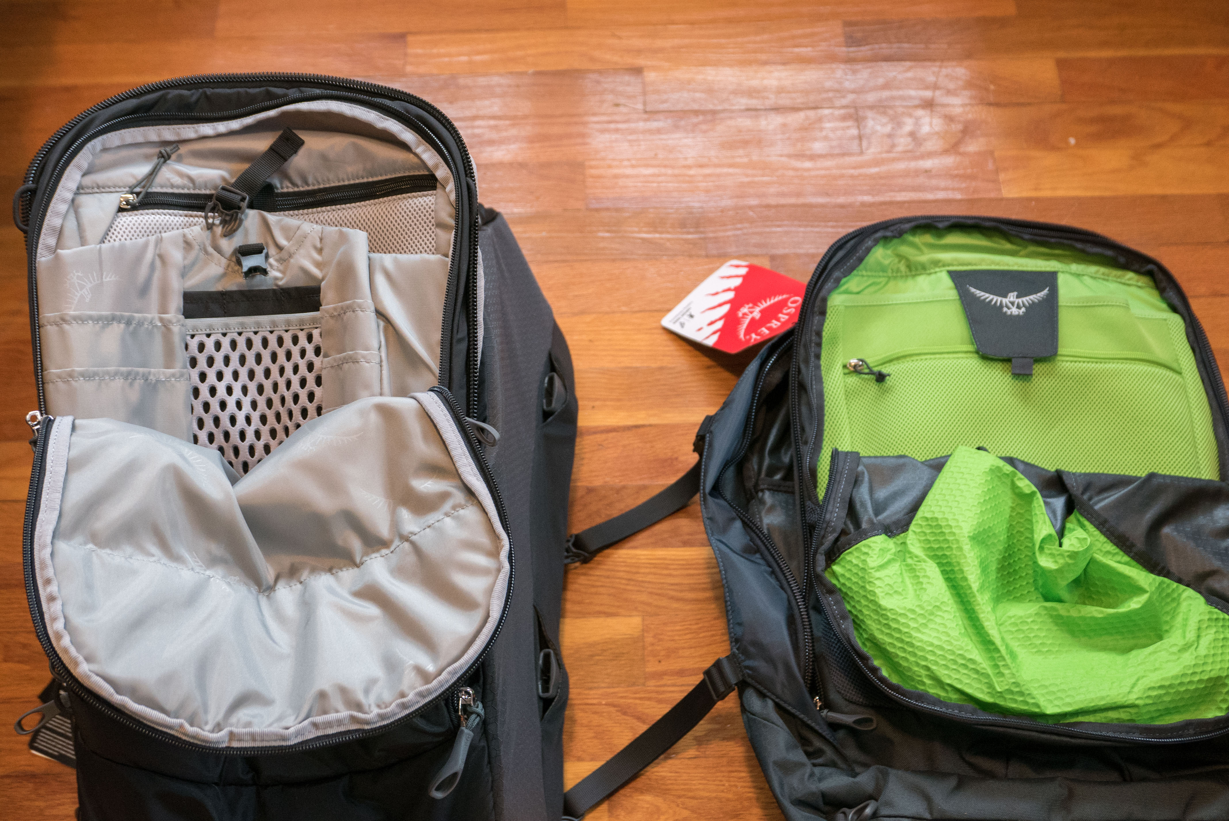 osprey porter 46 farpoint 40 10